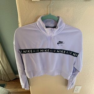 Nike lavender 1/4 zip up